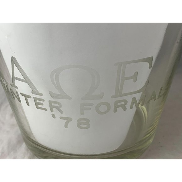 1978 Alpha Omega Epsilon Ice Bucket - Glass - Picture 2 of 7